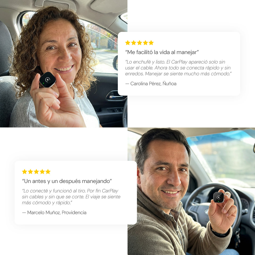 Oferta de Verano — Adaptador inalámbrico CarPlay Android Auto