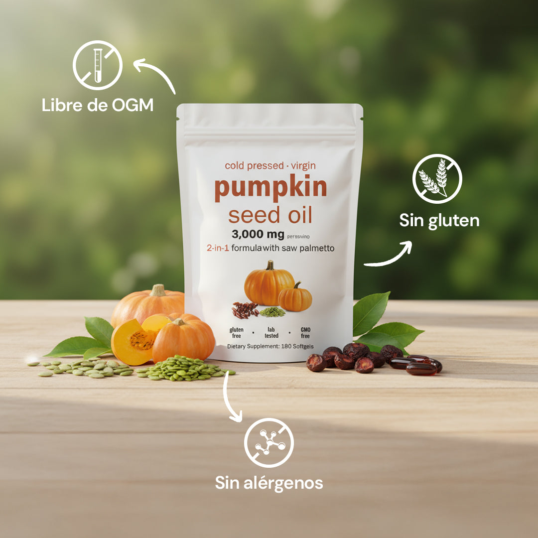 PumpVital™ – Aceite de Semilla de Calabaza