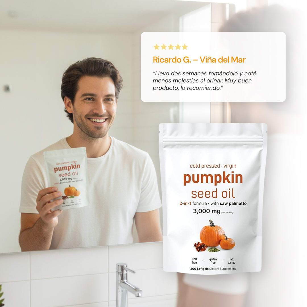 PumpVital™ – Aceite de Semilla de Calabaza