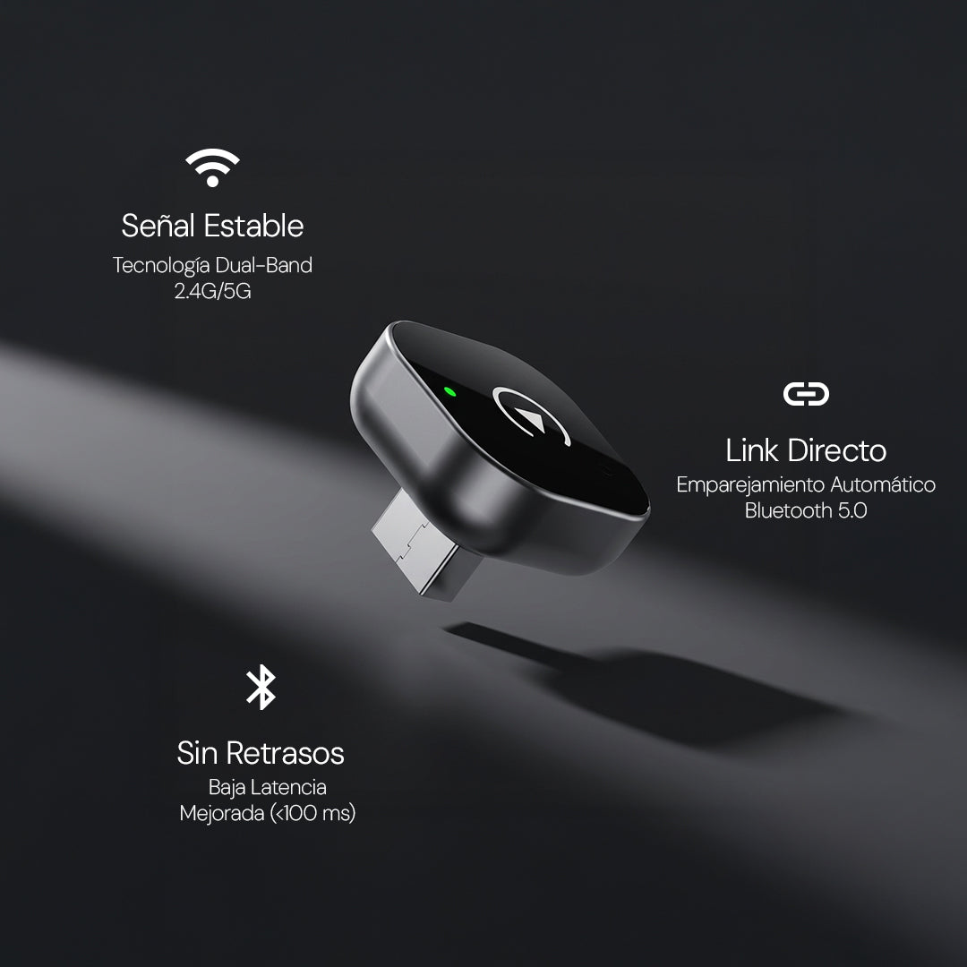 Oferta de Verano — Adaptador inalámbrico CarPlay Android Auto