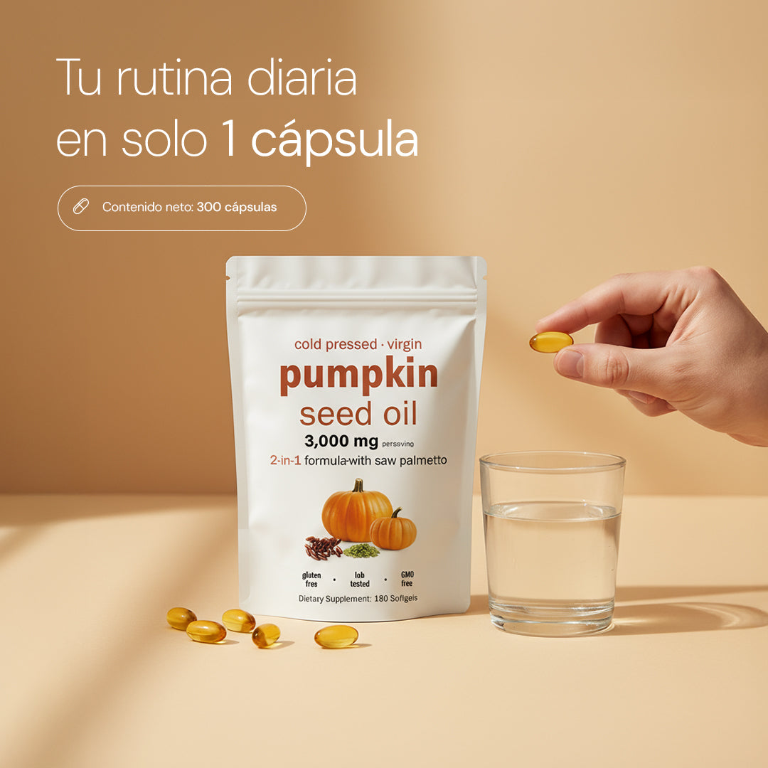 PumpVital™ – Aceite de Semilla de Calabaza