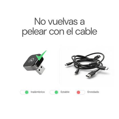 Oferta de Verano — Adaptador inalámbrico CarPlay Android Auto