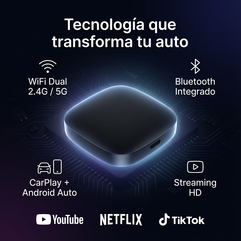3 en 1 CarPlay Android Auto