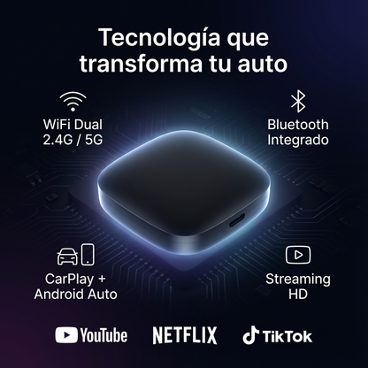 3 en 1 CarPlay Android Auto