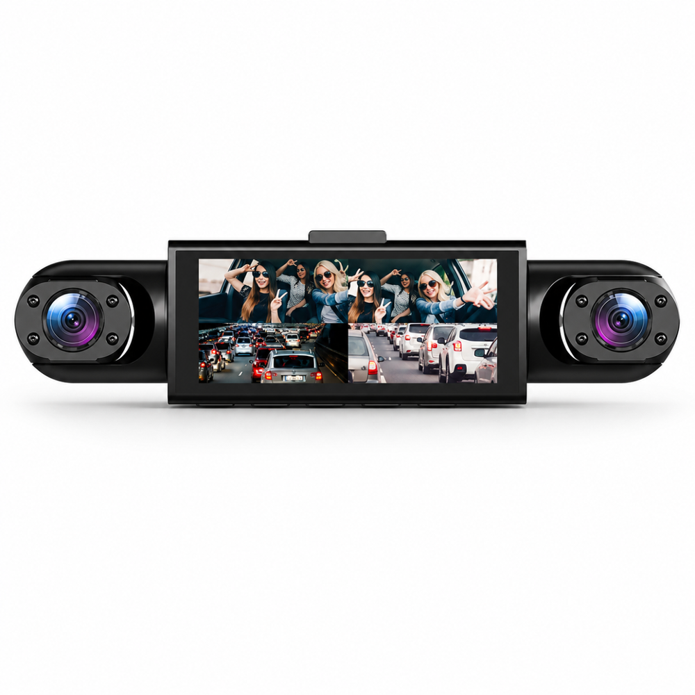 Dashcam 4 Canales 360° para Auto