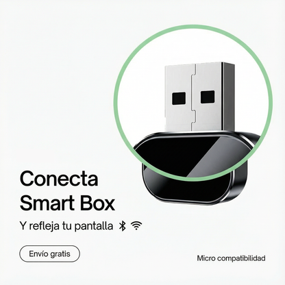 CarPlay y Android Auto inalámbricos con duplicación de pantalla