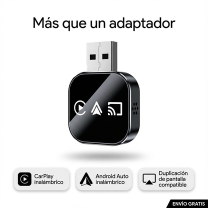 CarPlay y Android Auto inalámbricos con duplicación de pantalla